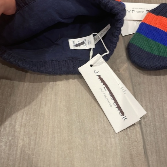 NWT Janie and Jack Beanie and Mitten Set - Picture 3 of 5